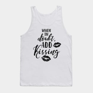 Kissing in White Tank Top